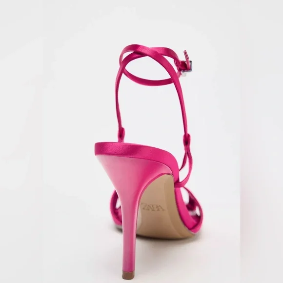Zara Fuchsia Pink Sandals - Picture 3 of 10